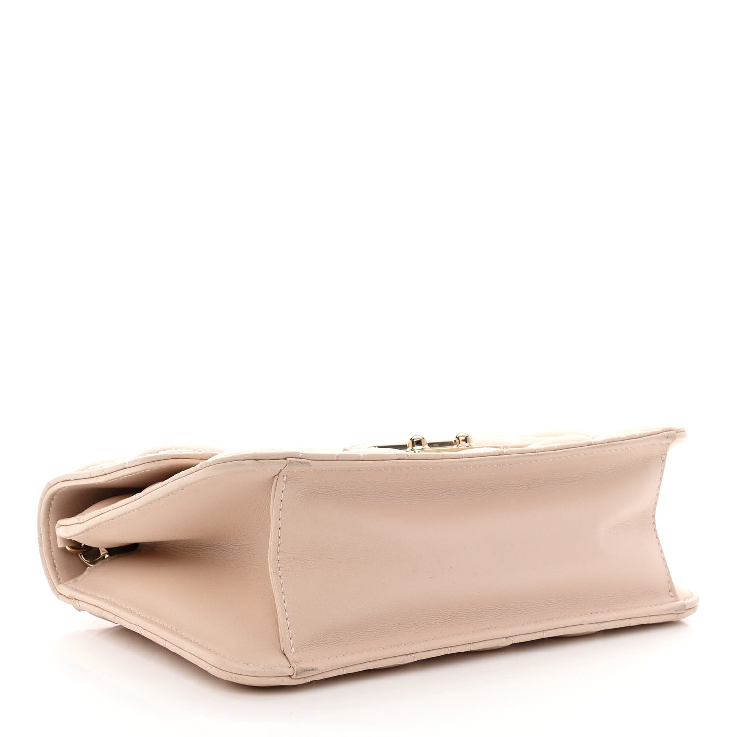 Christian Dior Lambskin Cannage Miss Dior Promenade Pouch Beige 4 of 12