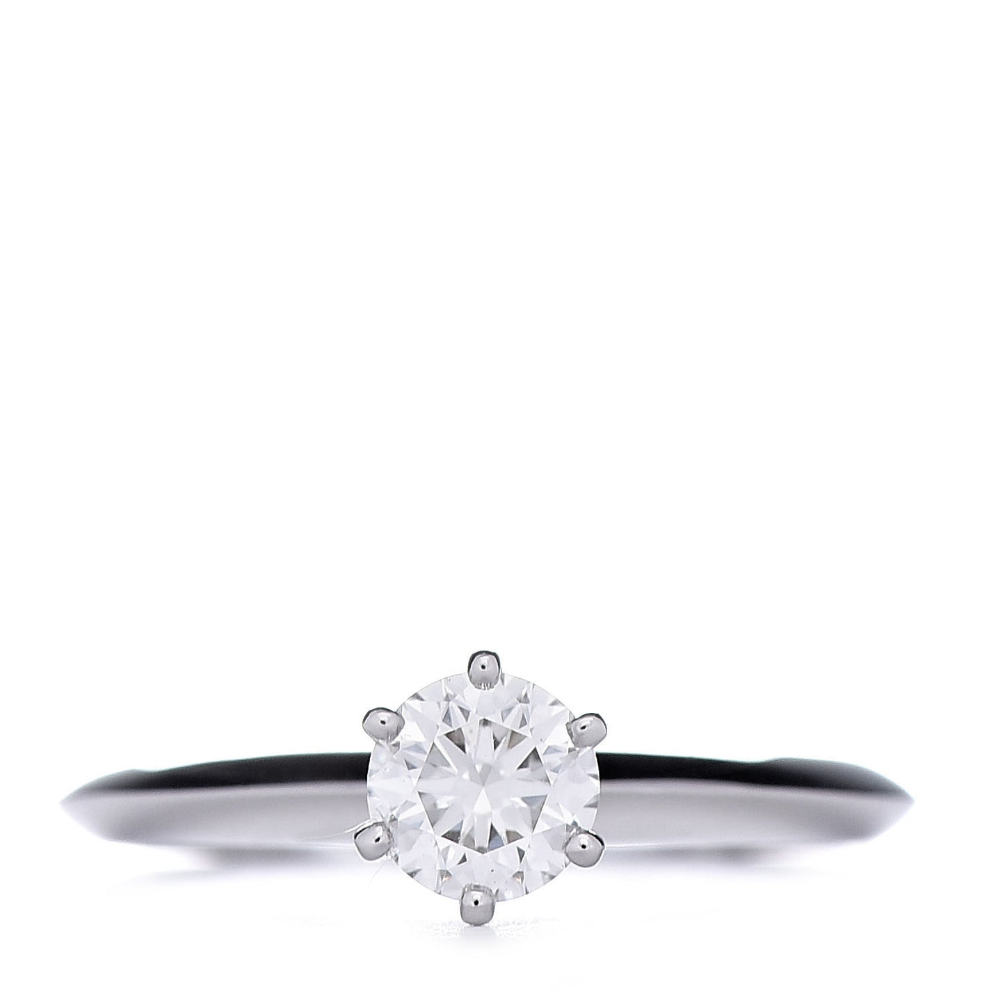 Platinum Diamond .40ct Solitaire Engagement Ring 46 3.75