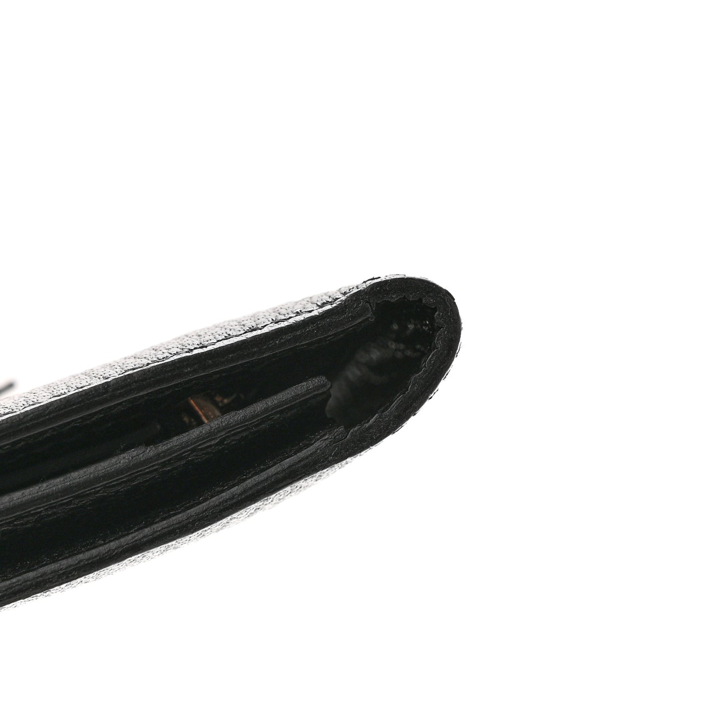 Chevre Mysore Bearn Gusset Wallet Black