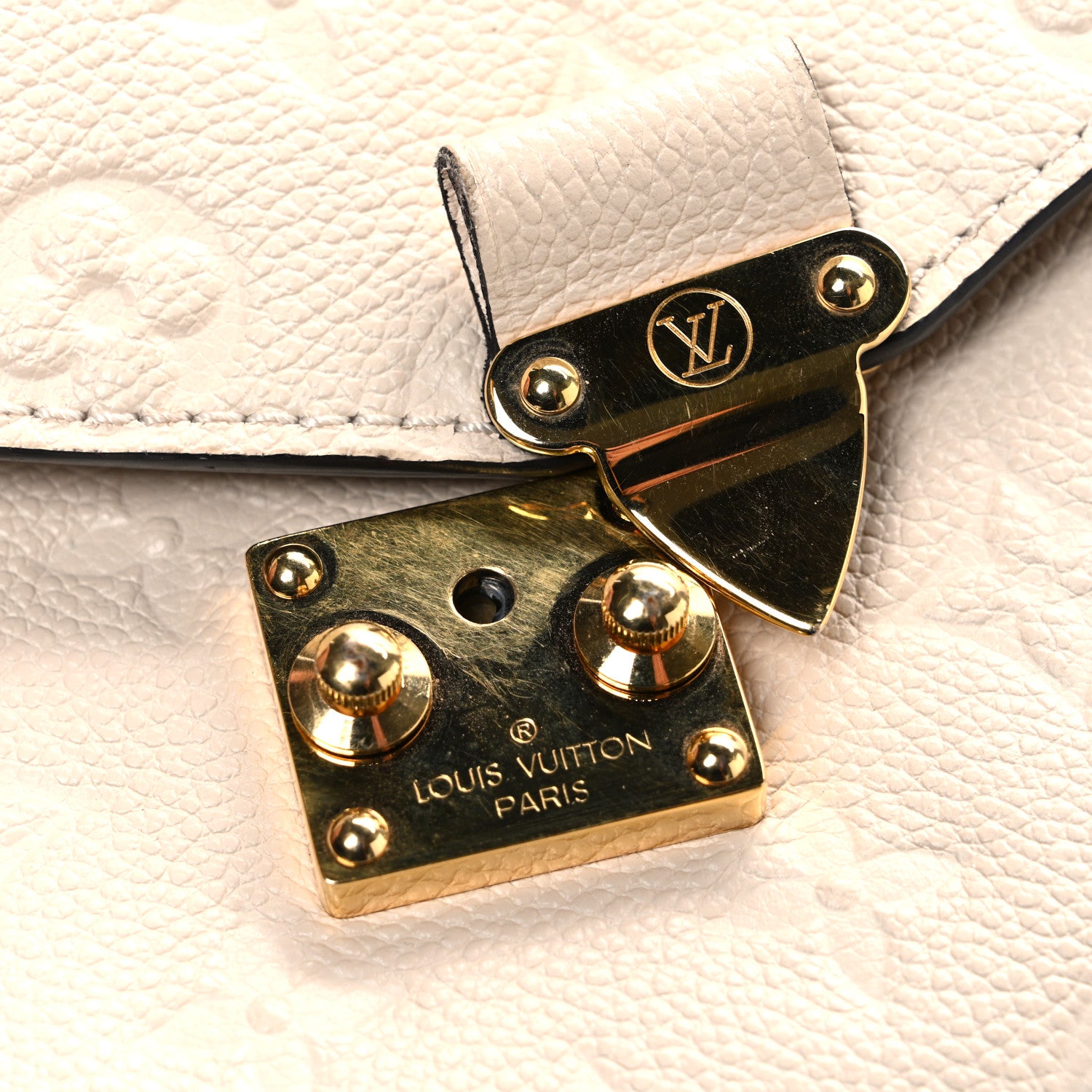 Louis Vuitton Empreinte Braided Pochette Metis Creme Beige Caramel 11 of 11