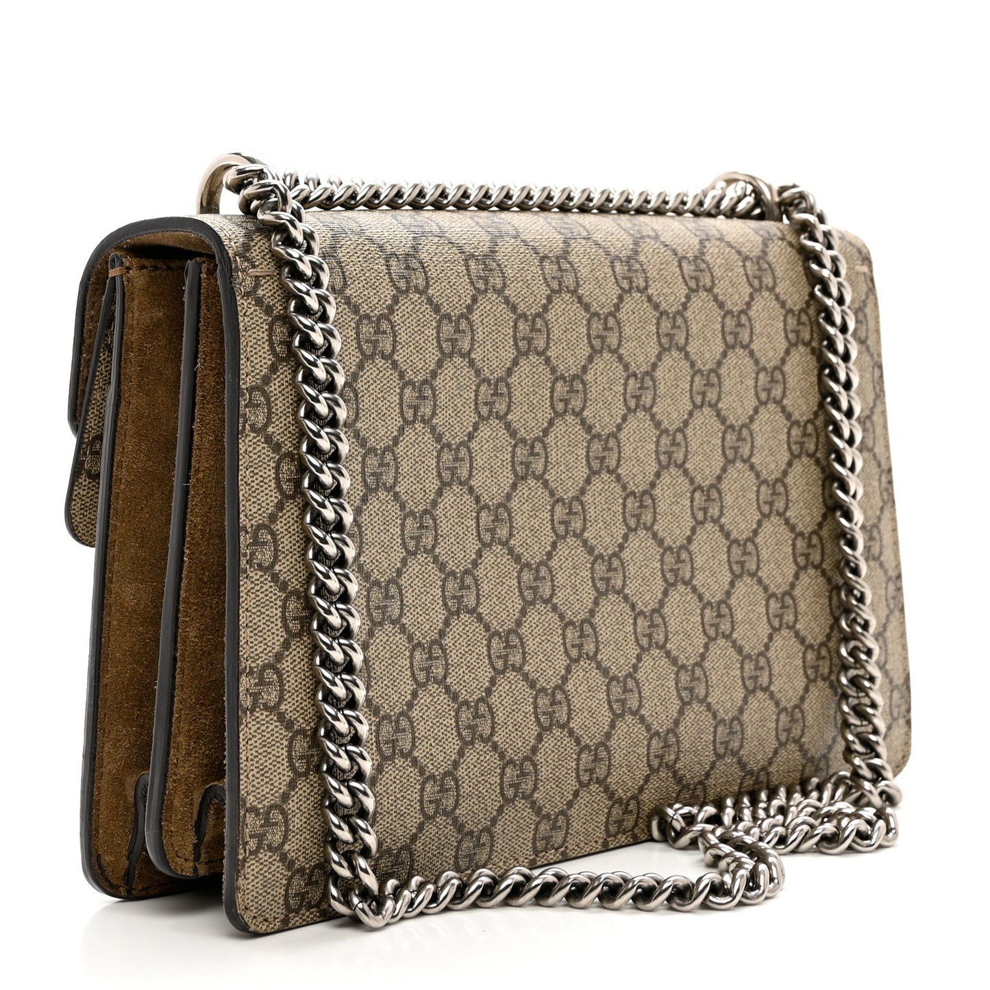 GG Supreme Monogram Small Dionysus Shoulder Bag Taupe