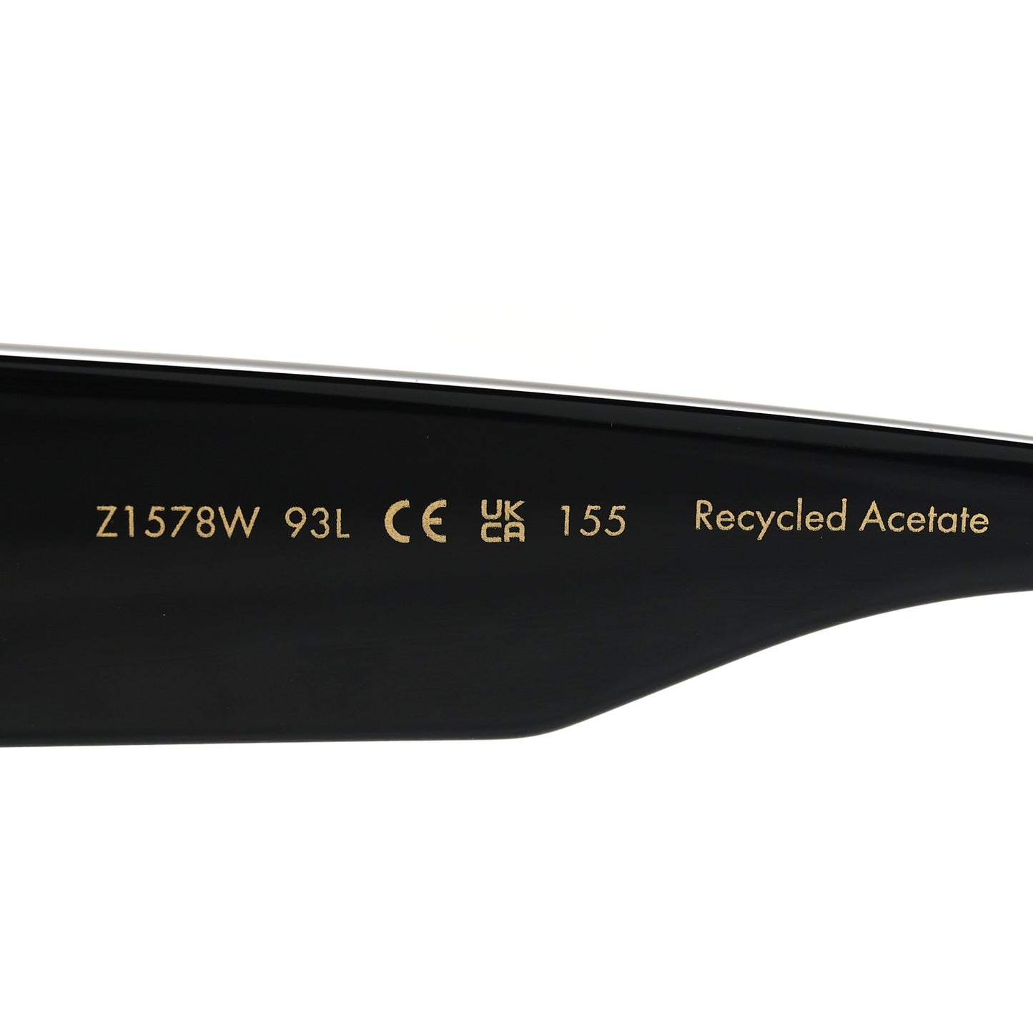 Acetate Swarovski Crystal Cyclone Sunglasses Z1578W Black