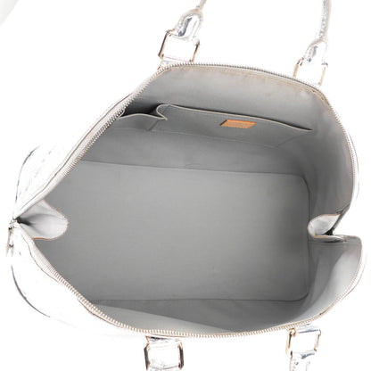Louis Vuitton Monogram Miroir Alma GM XL Silver 9 of 10