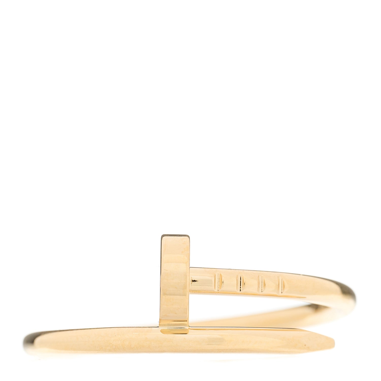 Cartier 18K Yellow Gold Small Juste Un Clou Ring 57 8 1 of 4