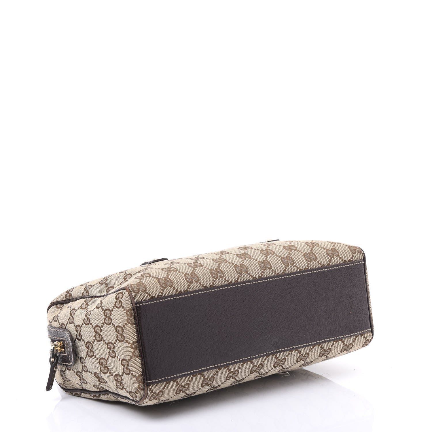 Gucci Monogram Small Charmy Boston Dark Brown 3 of 10