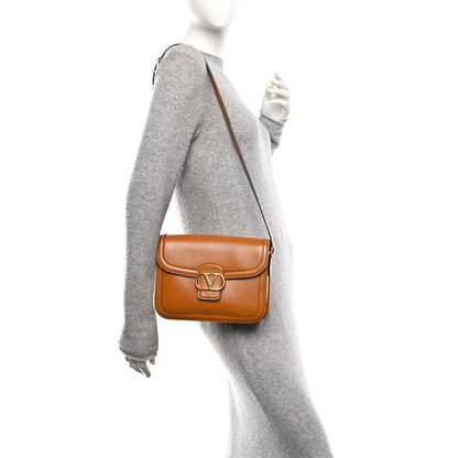 Valentino Garavani Smooth Calfskin 9to5 Shoulder Bag Tan 2 of 12