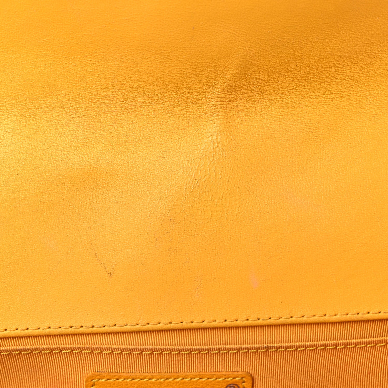Chanel Lambskin Quilted Medium Boy Flap Yellow 13 of 27
