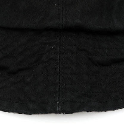Christian Dior Polyester Cotton Oblique Teddy-D Brim Bucket Hat 58 Black 15 of 15