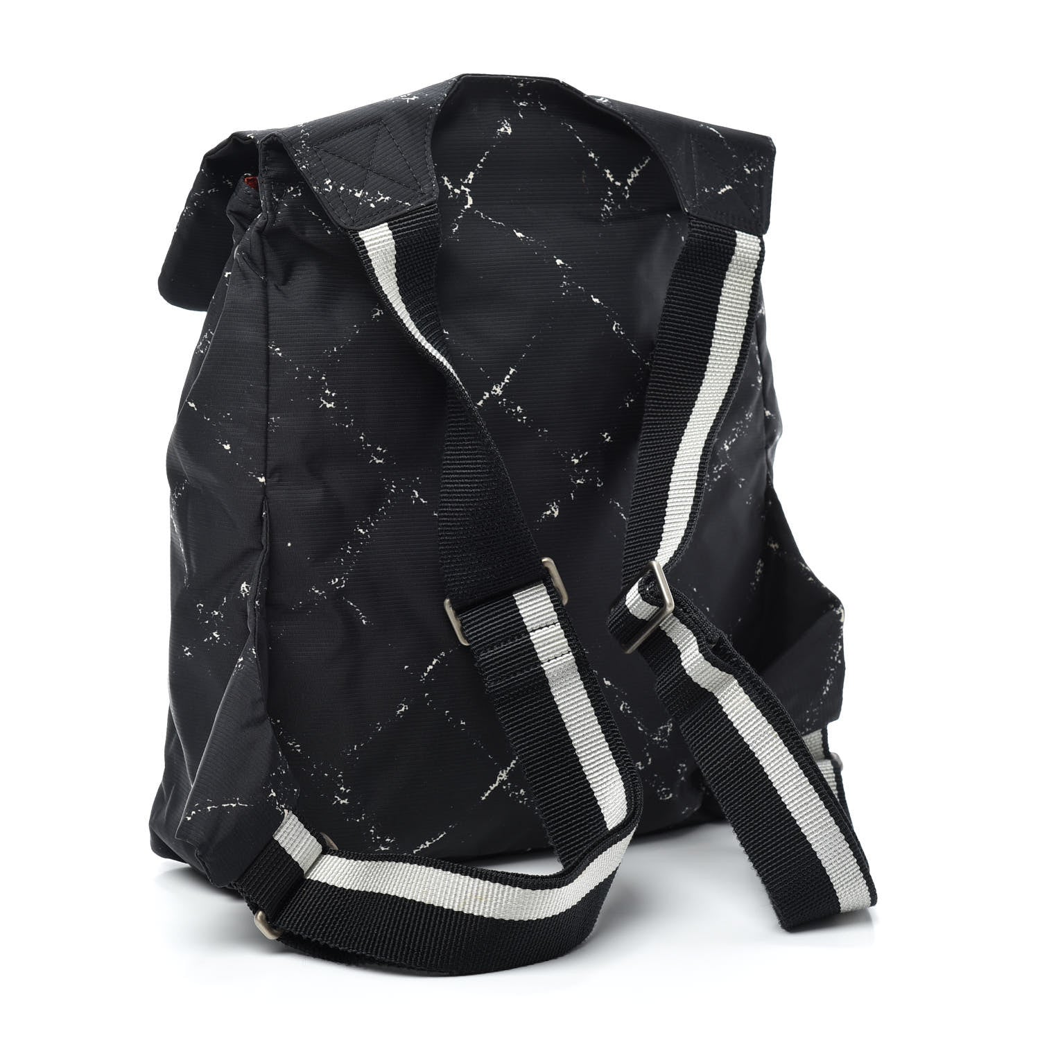 Chanel Nylon Travel Backpack Black 3 of 9