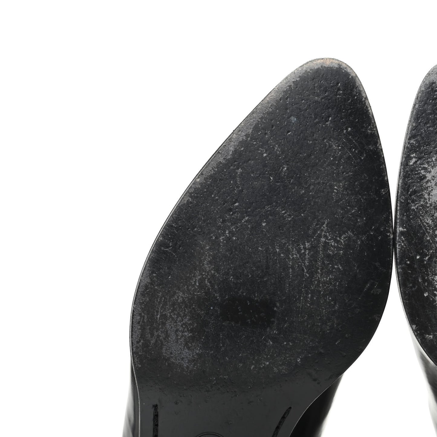 Patent Short Ankle Boots 38.5 Black