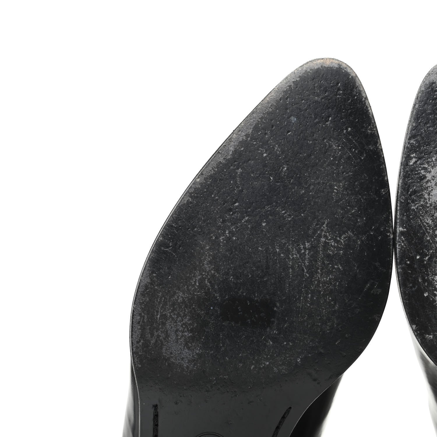 Chanel Patent Short Ankle Boots 38.5 Black 9 of 12