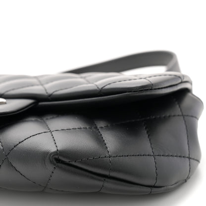Chanel Calfskin Quilted CC Uniform Flap Belt Bag Black 11 of 11