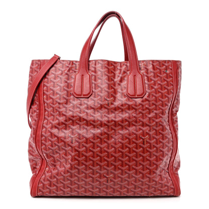 Goyard Goyardine Voltaire Tote Red 1 of 11