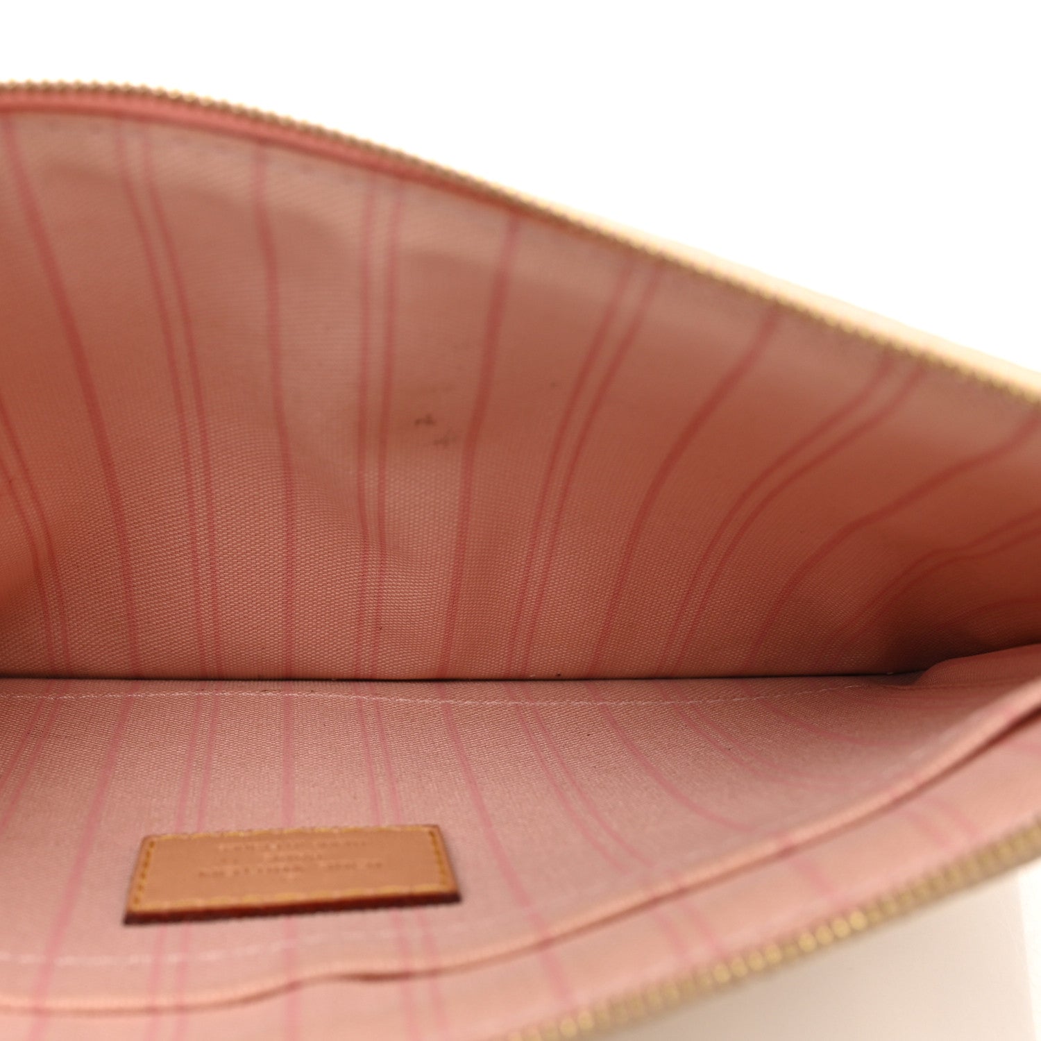 Louis Vuitton Damier Azur Neverfull MM GM Pochette Rose Ballerine 5 of 7