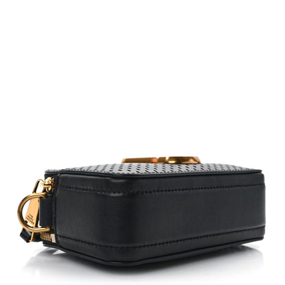 Marc Jacobs Perforated Calfskin Small Snapshot Camera Bag Black 4 of 11