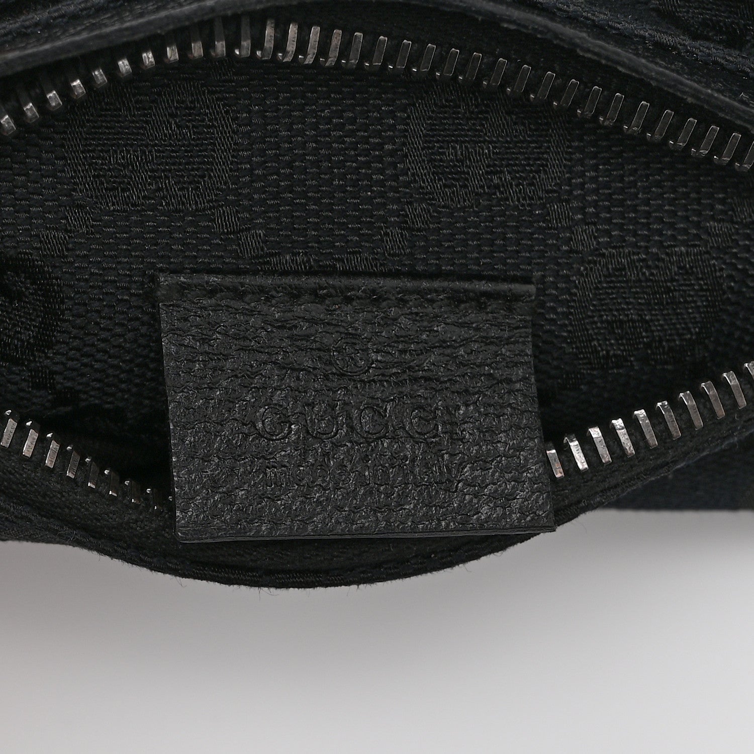 Gucci GG Monogram Double Pocket Belt Bag Black 6 of 10