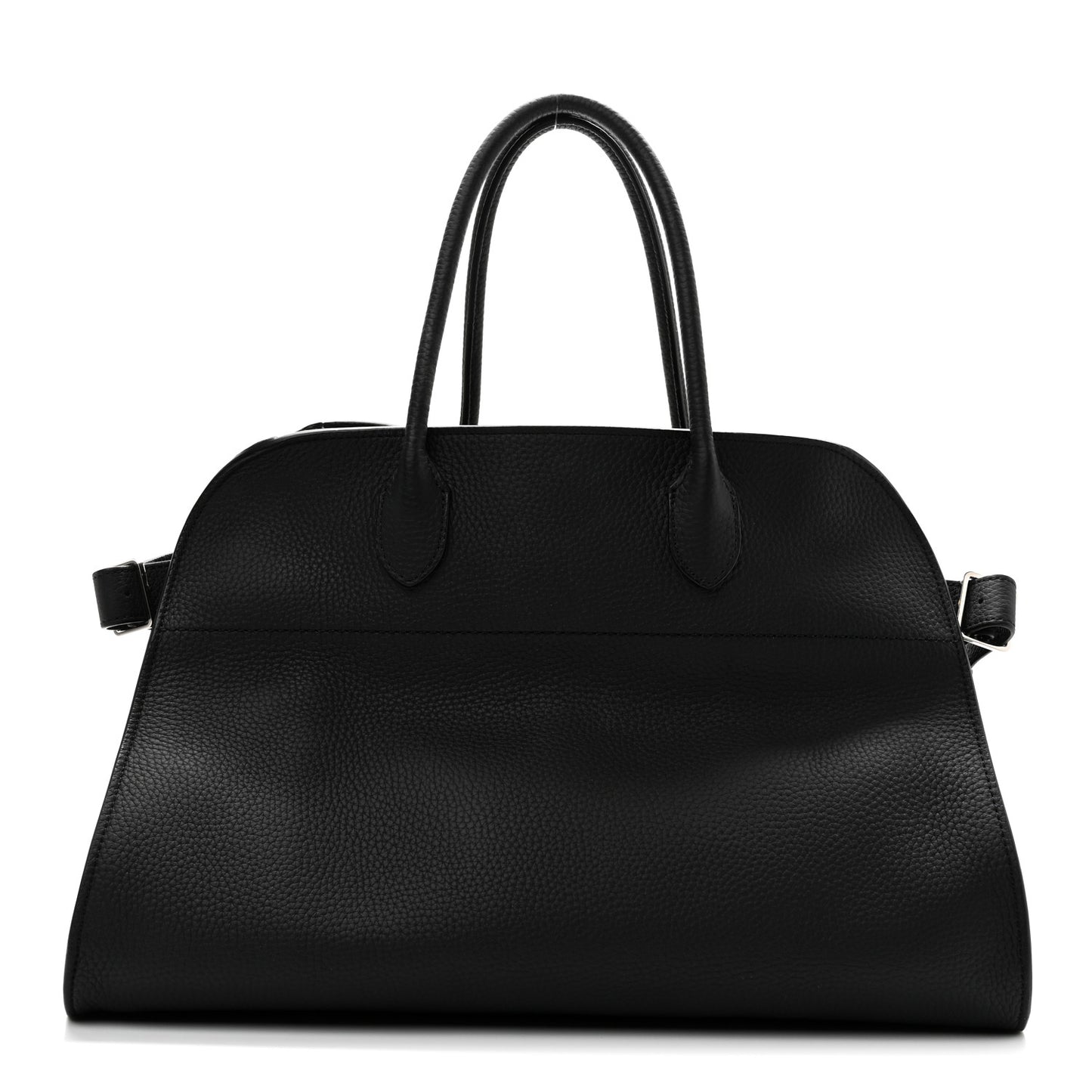 Matte Grained Calfskin Soft Margaux 15 Black