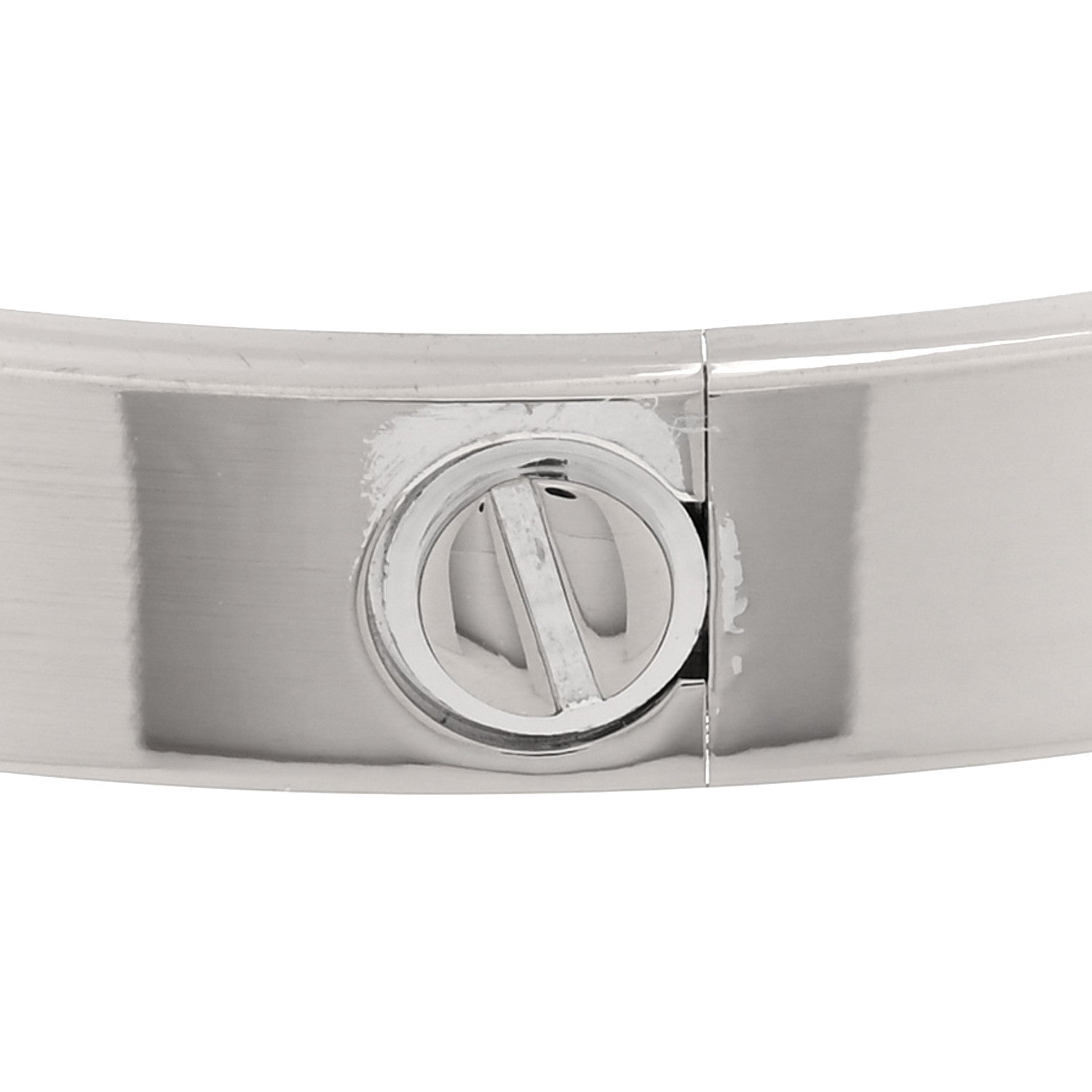 Cartier 18K White Gold LOVE Bracelet 18 6 of 9