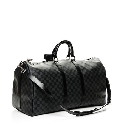Louis Vuitton Damier Graphite Keepall Bandouliere 55 3 of 8