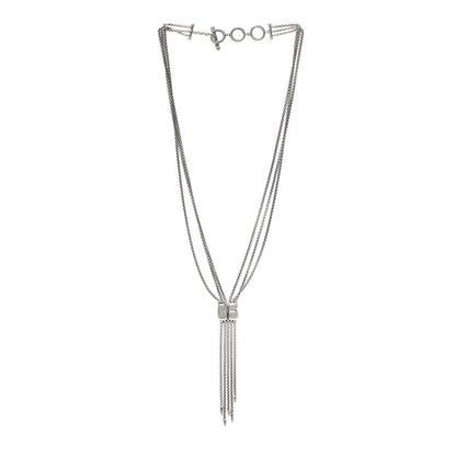 David Yurman Sterling Silver Diamond Pave Confetti Drop Necklace 3 of 4