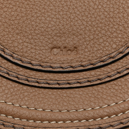 Chloe Calfskin Mini Marcie Round Crossbody Bag Nut 6 of 11