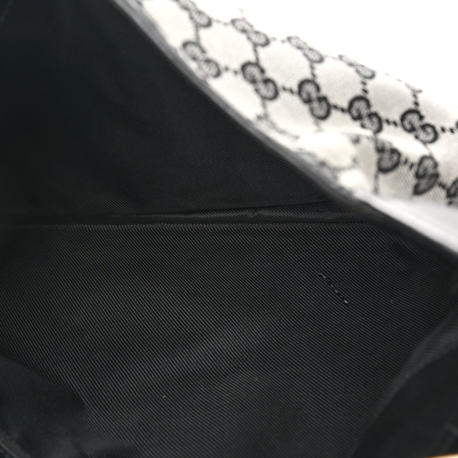 Gucci Monogram Lobster Clasp Jackie O Hobo Beige Black 5 of 10