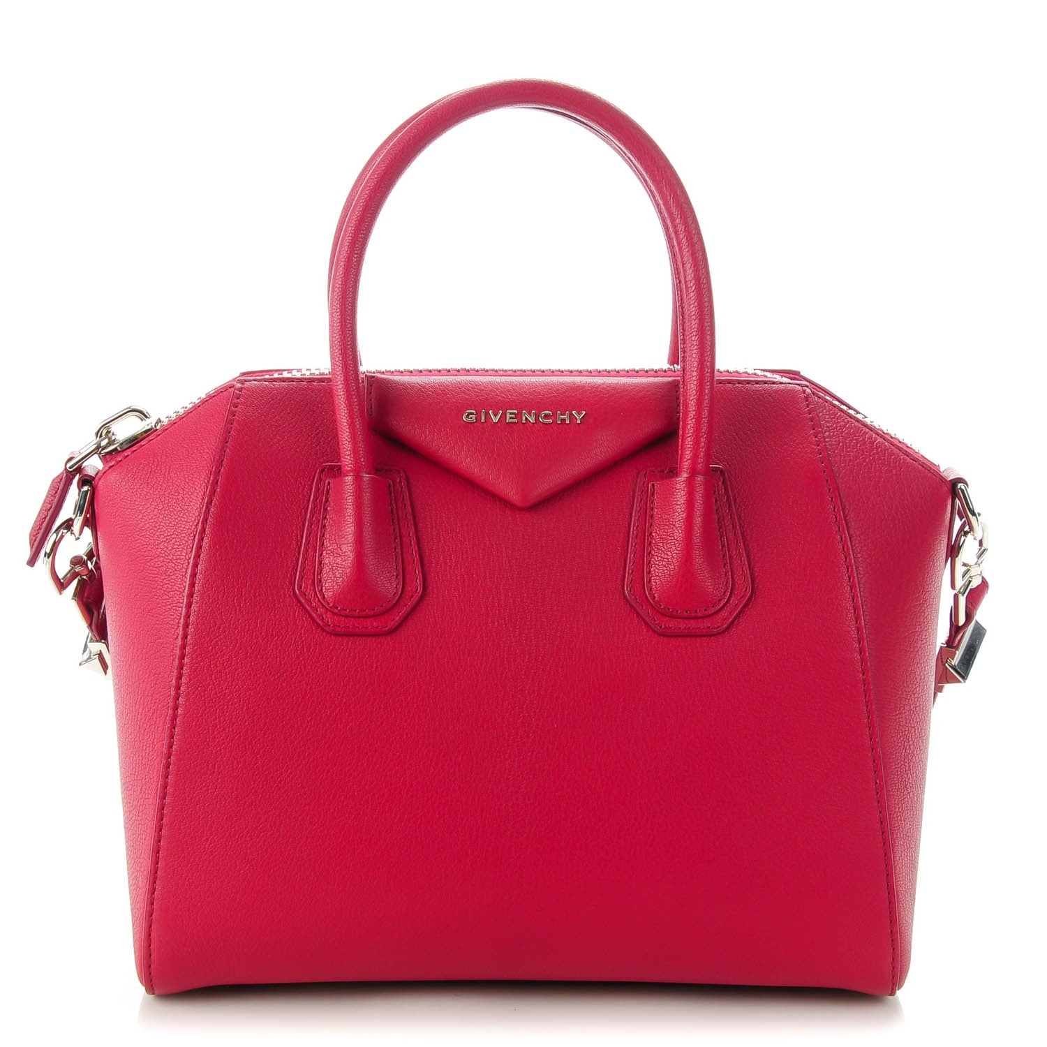 Givenchy Sugar Goatskin Small Antigona Raspberry 1 of 7
