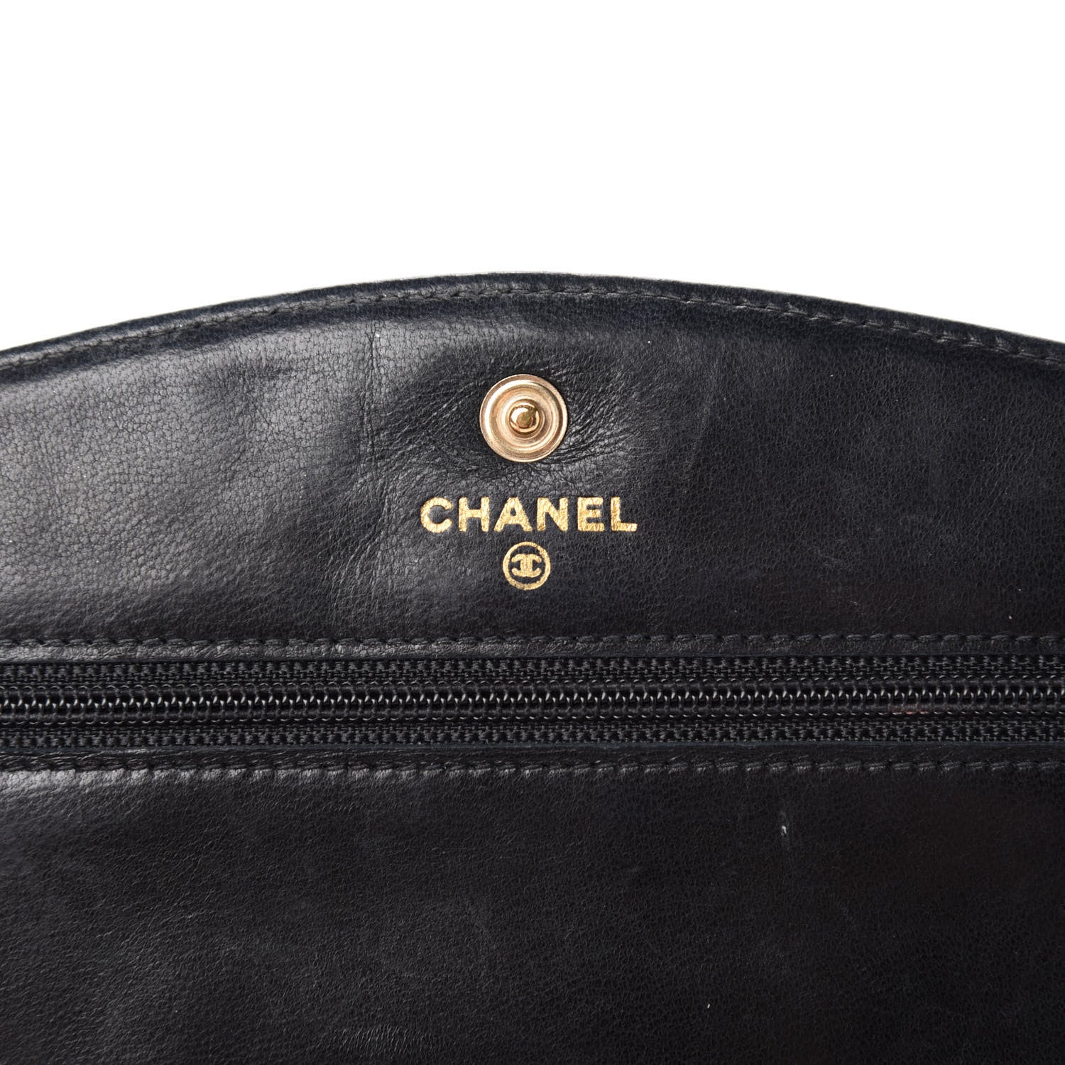 Chanel Caviar Timeless CC Wallet On Chain WOC Black 13 of 16