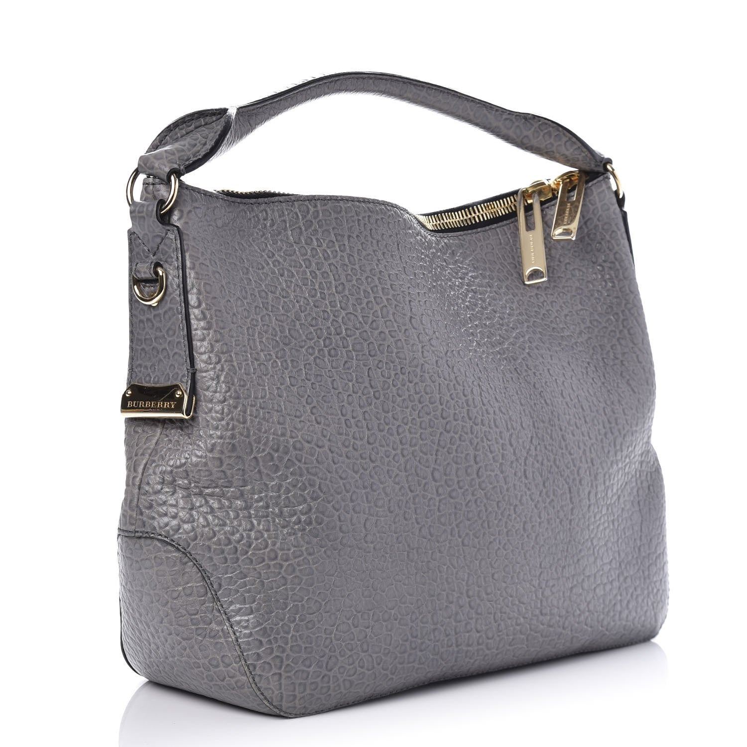 Burberry Heritage Grain Small Ledbury Hobo Grey 3 of 9