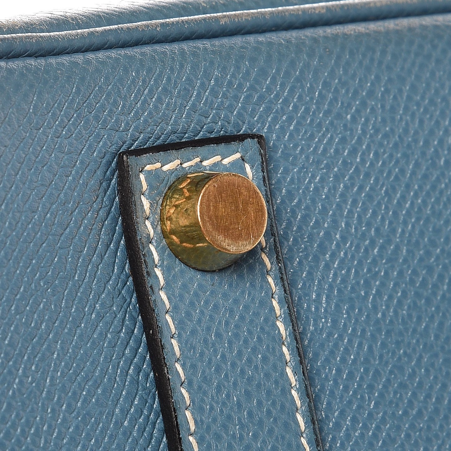 Epsom Birkin 35 Blue Jean