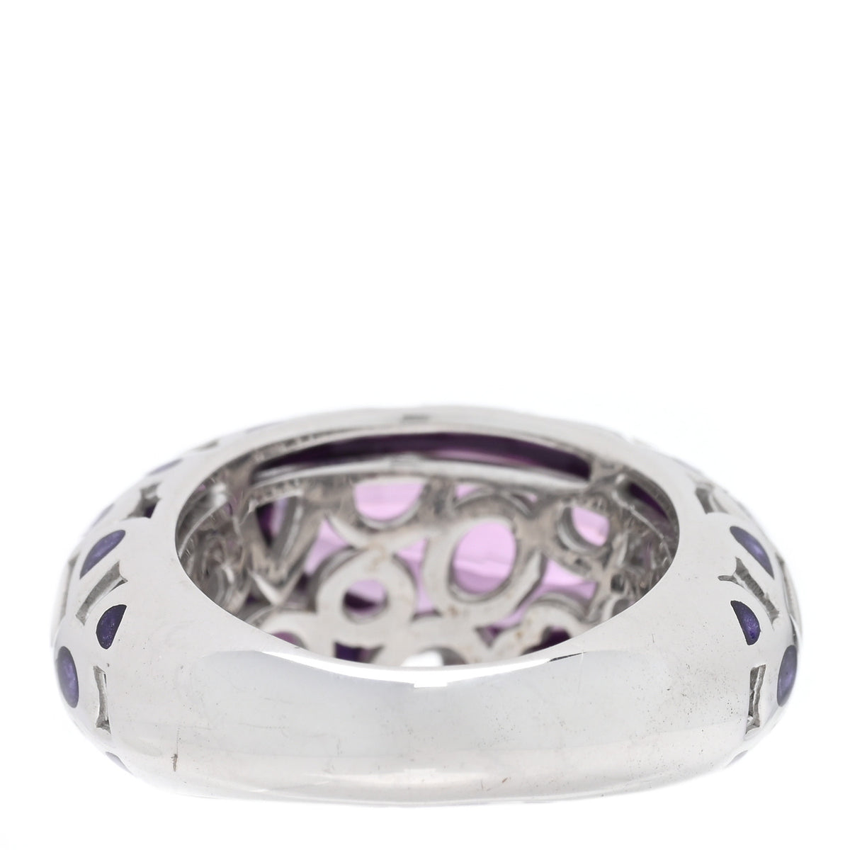 Sterling Silver Amethyst Capri Plus Ring 51 5.75