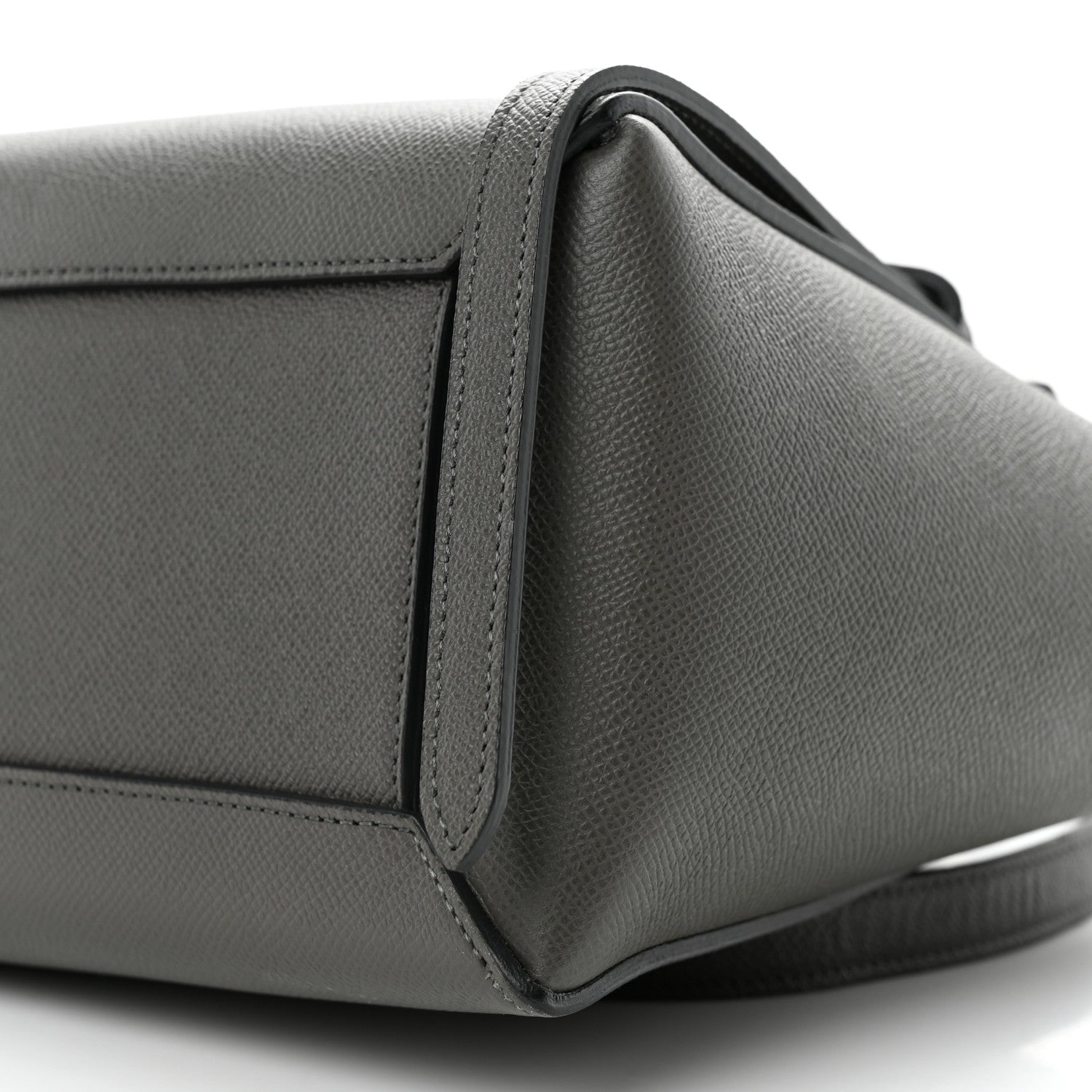 Celine Grained Calfskin Micro Belt Bag Grey 11 of 11