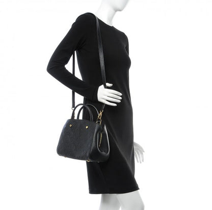 Louis Vuitton Empreinte Montaigne BB Black 3 of 4