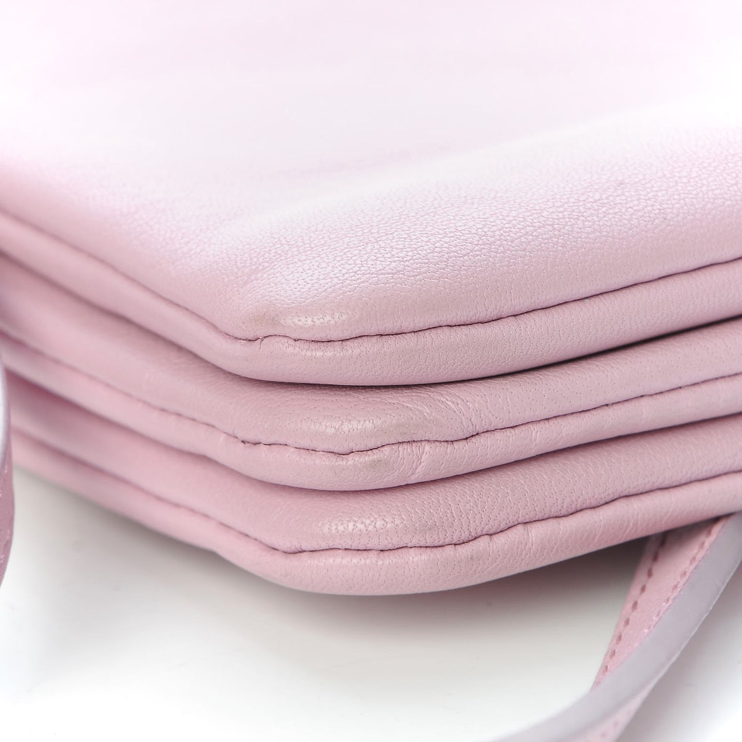 Lambskin Small Trio Crossbody Bag Pink