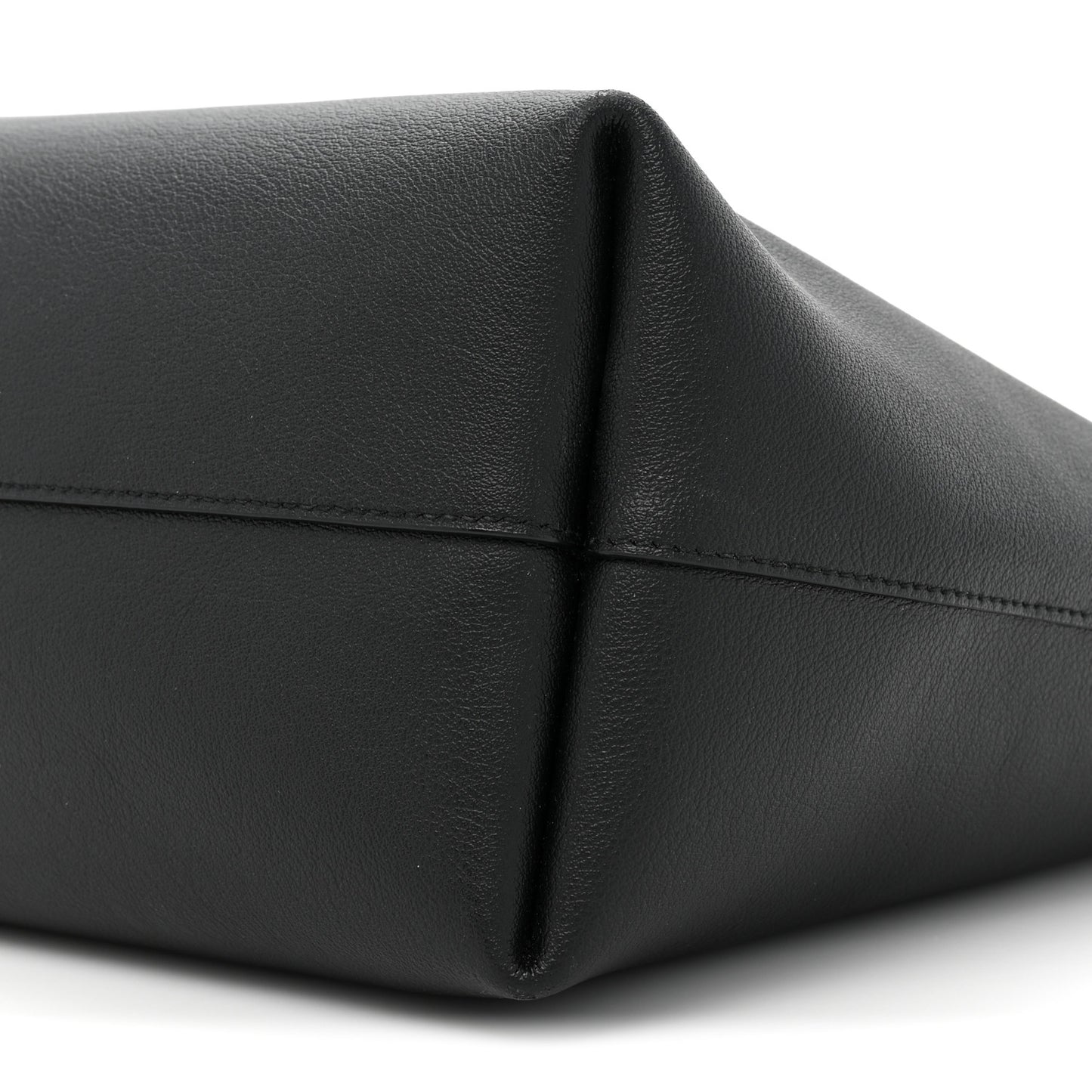 Calfskin Large Shopping Tote Black
