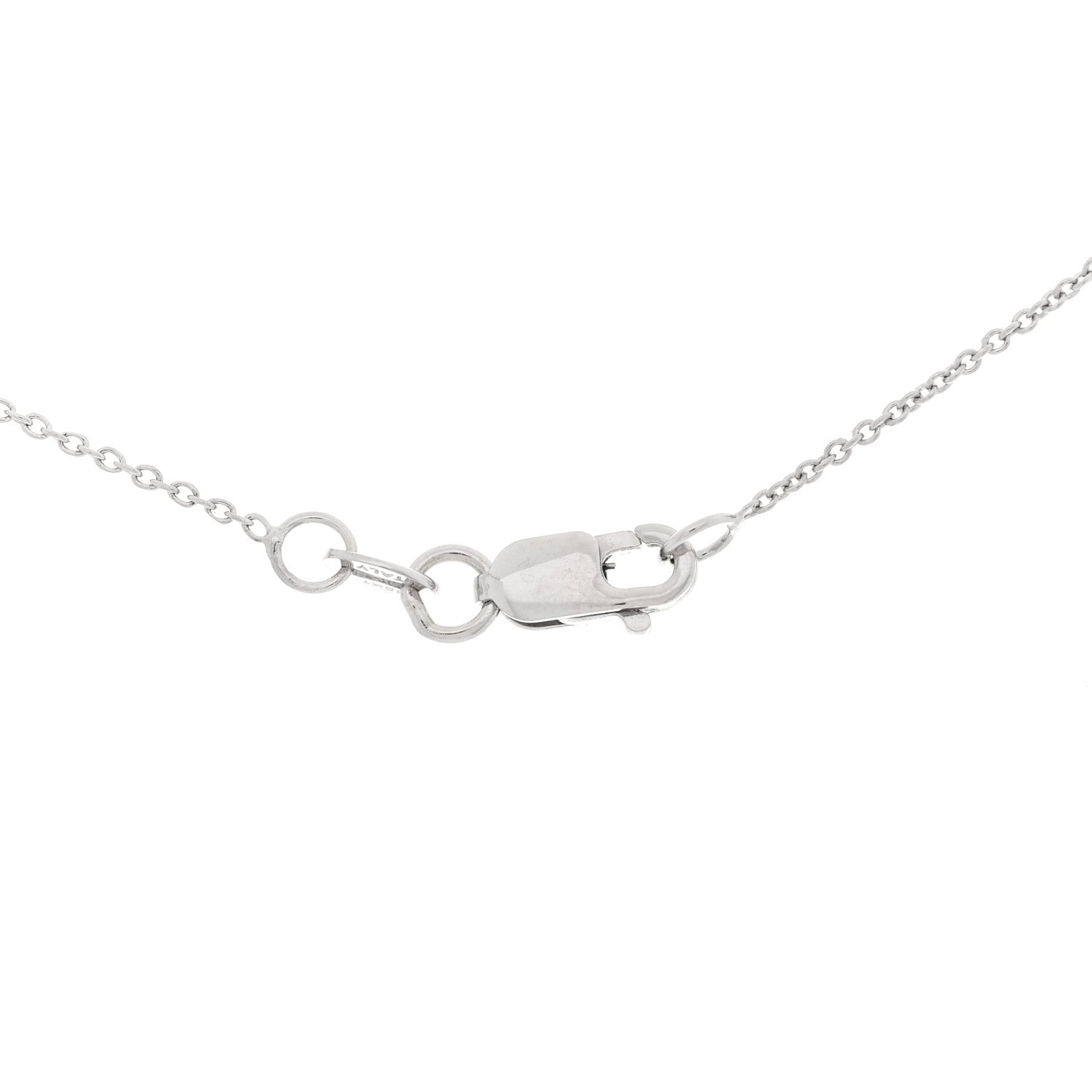 Roberto Coin 18K White Gold Diamond Tiny Treasures Baby Cross Pendant Necklace 4 of 4