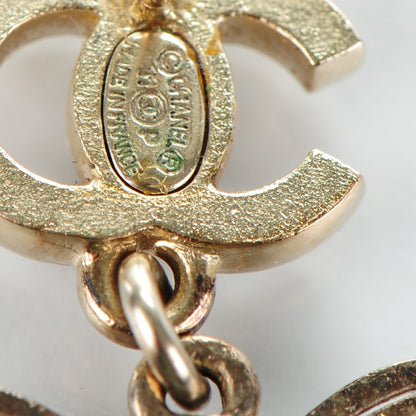 Chanel Crystal CC Butterfly Earrings Gold 6 of 6