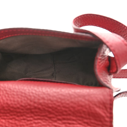 Chloe Calfskin Mini Marcie Round Crossbody Bag Berry Cupcake 4 of 10