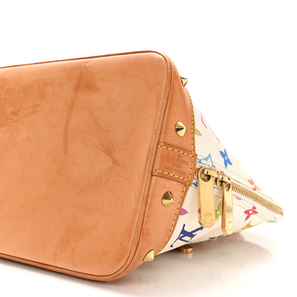 Louis Vuitton Monogram Multicolor Alma White 10 of 11