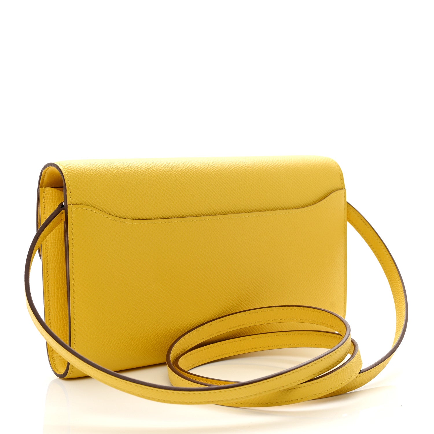 Hermes Epsom Constance Long Wallet To Go Jaune de Naples 3 of 8