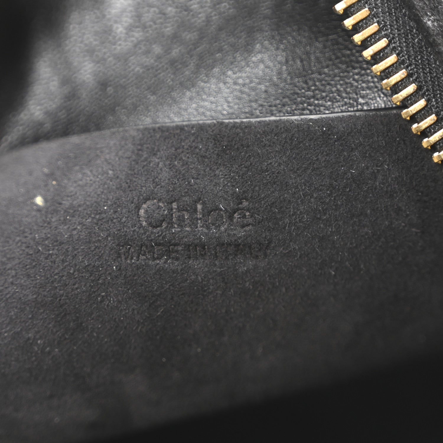 Chloe Suede Calfskin Small Snake Bracelet Hobo Bag Black 6 of 9