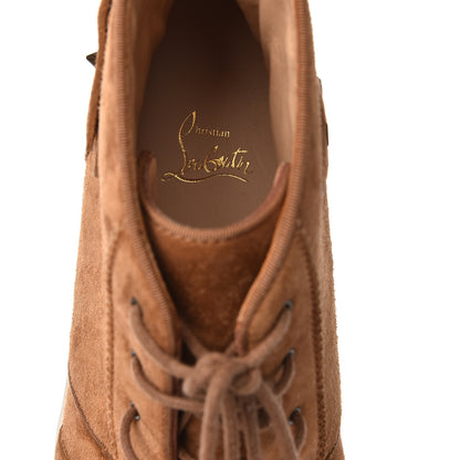 Christian Louboutin Veau Velours Mens Flat Nono Sneakers 45 Safari 9 of 11