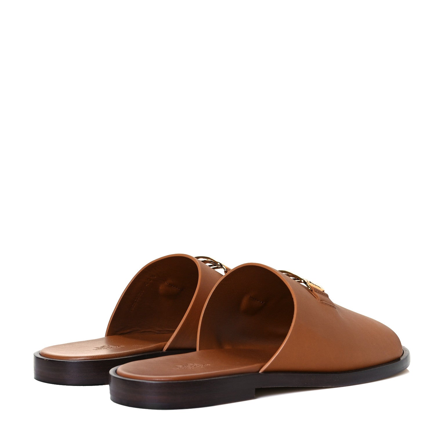 Hermes Calfskin Mens Vaisseau Sandals 40.5 Naturel 4 of 10