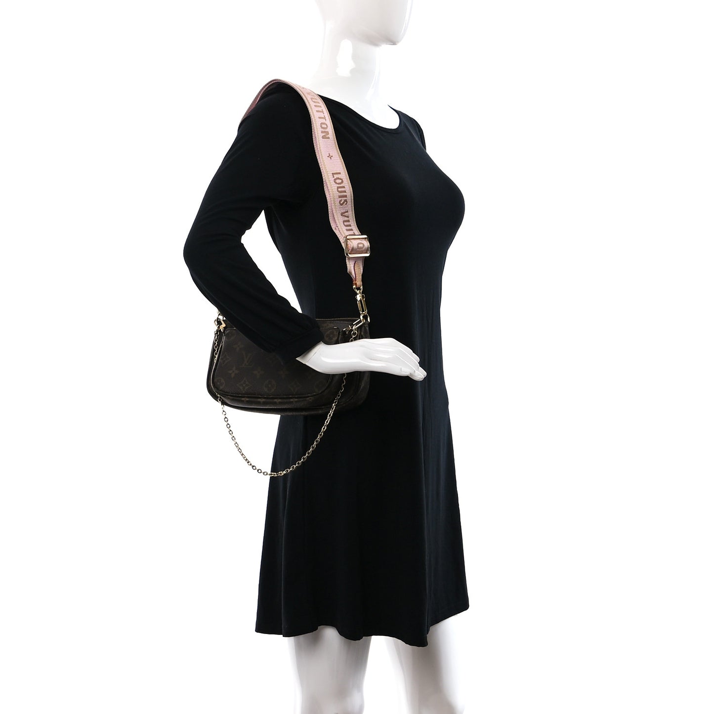 Monogram Multi Pochette Accessories Rose Clair