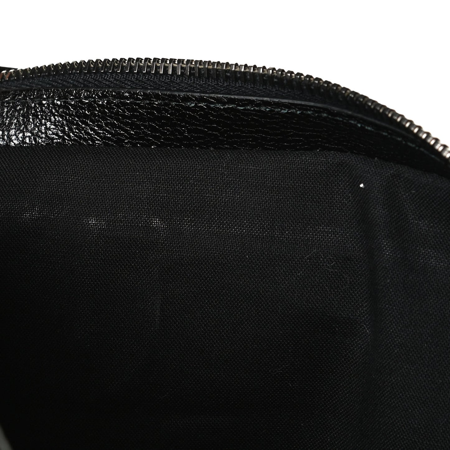 Chevre Iridescent Metallic Edge Hardware City Black