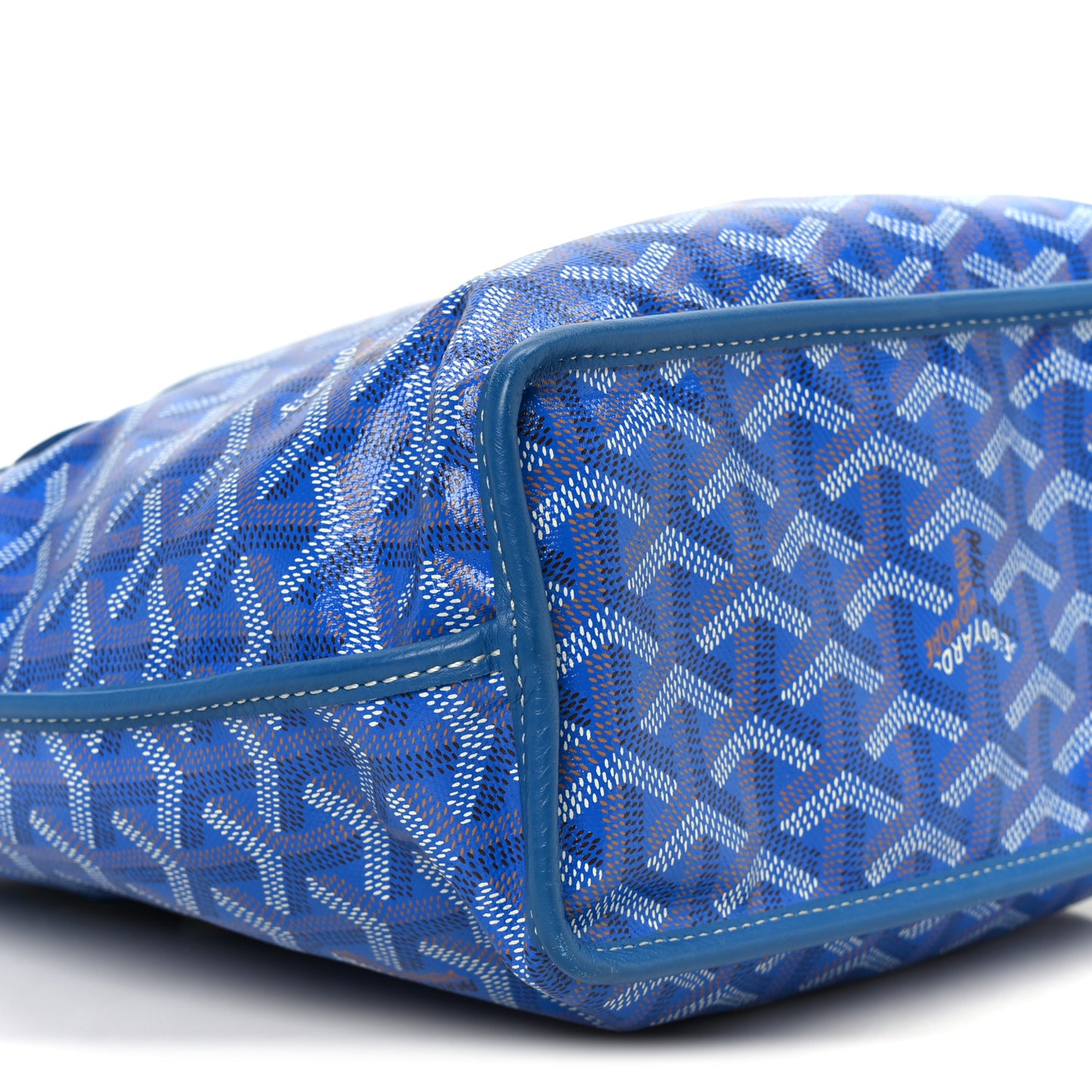 Goyardine Reversible Mini Anjou Sky Blue