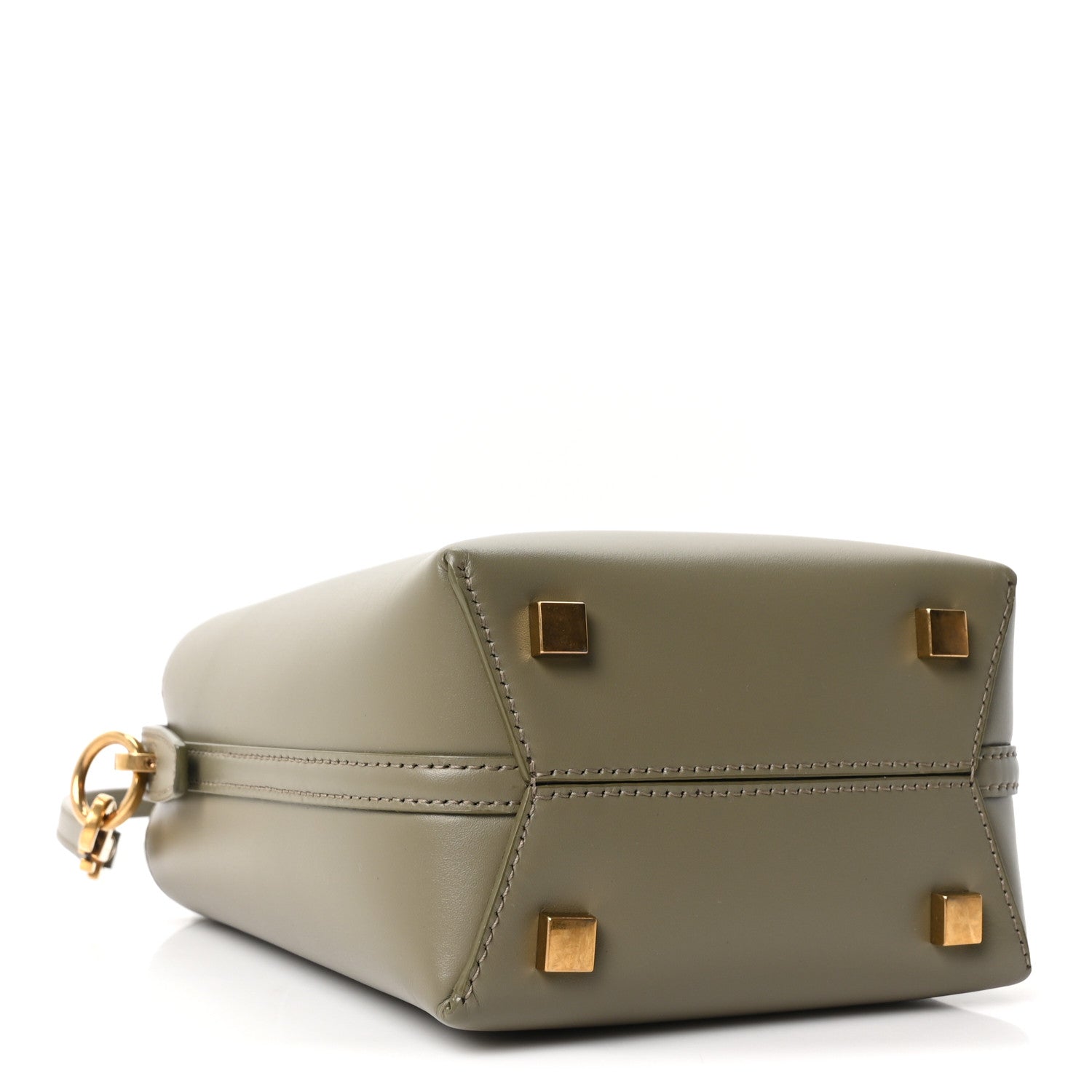 Saint Laurent Shiny Calfskin Le 37 Mini Bucket Bag Strong Moss 4 of 11