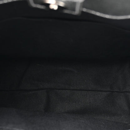 Balenciaga Metallic Squared Calfskin Logo North South Shopper Tote XXS Silver 6 of 12