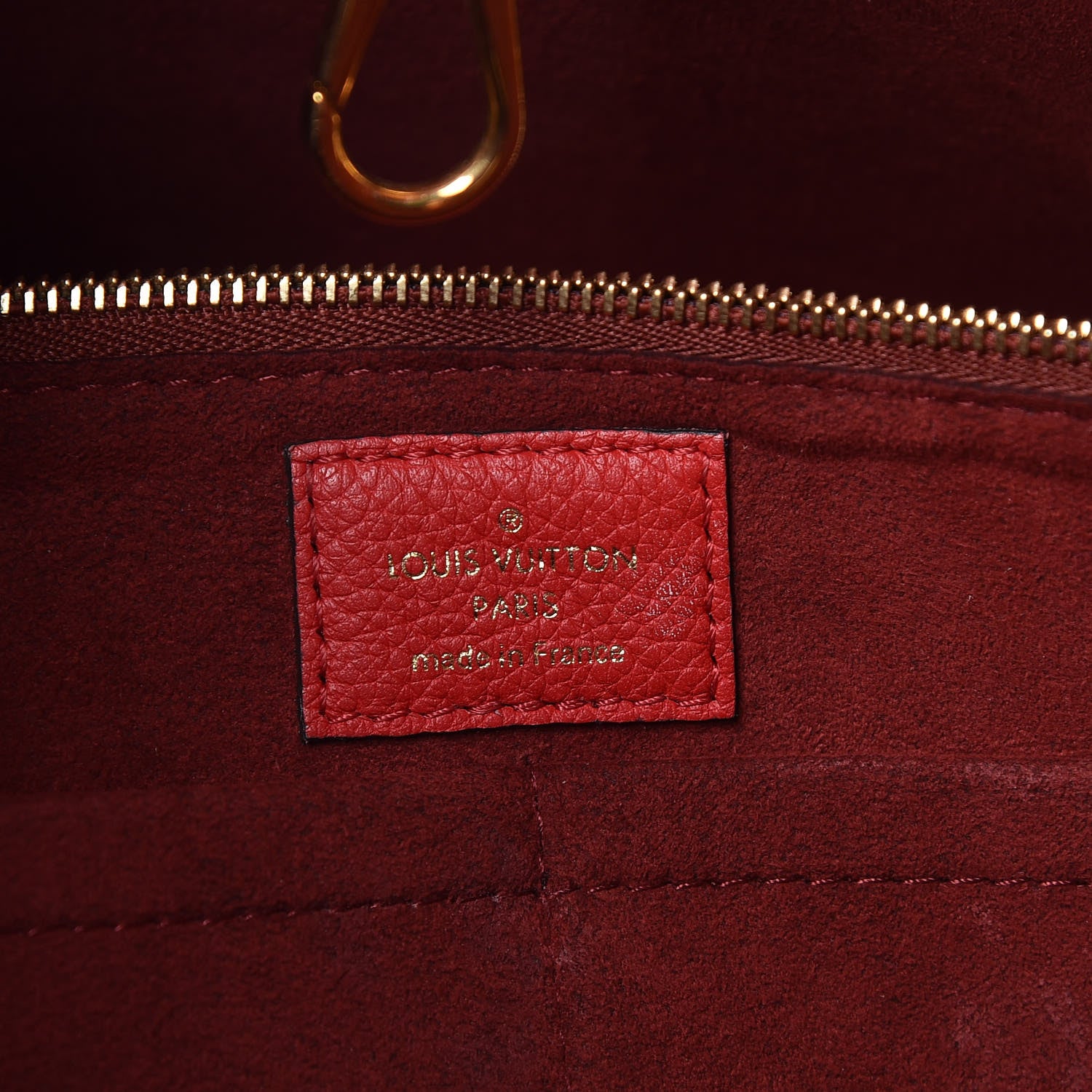 Louis Vuitton Calfskin Monogram Kimono Tote Cherry 6 of 12