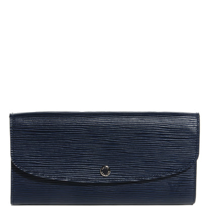 Louis Vuitton Epi Emilie Wallet Indigo 1 of 8